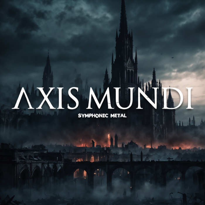 METALCAFE LIVE - AXIS MUNDI met een dark-mysterious kasteel in de achtergrond