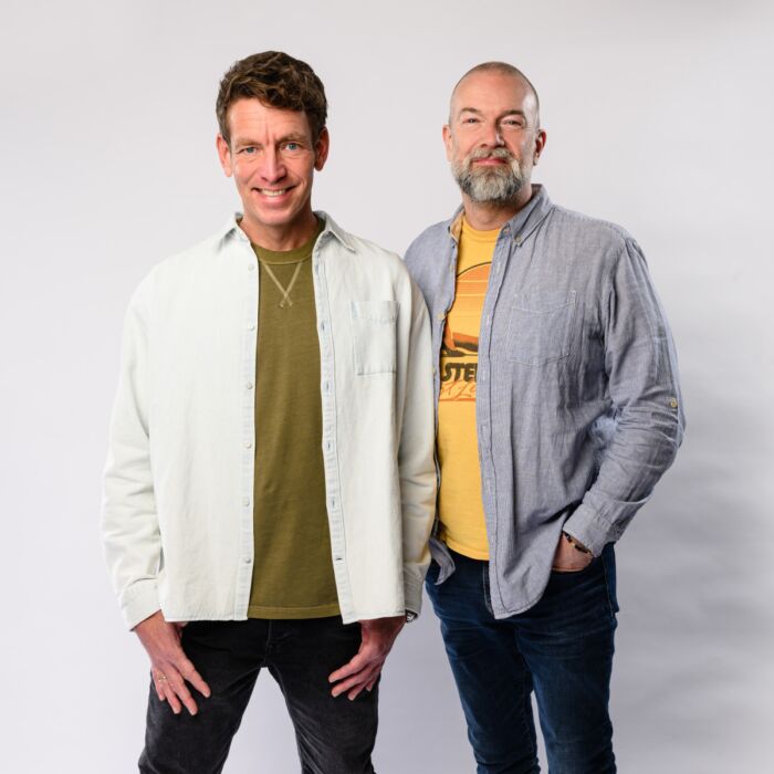 PResentatoren van Jan-Willem Start Op samen op de foto