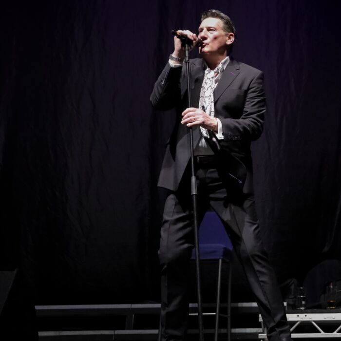 Tony Hadley live op het podium