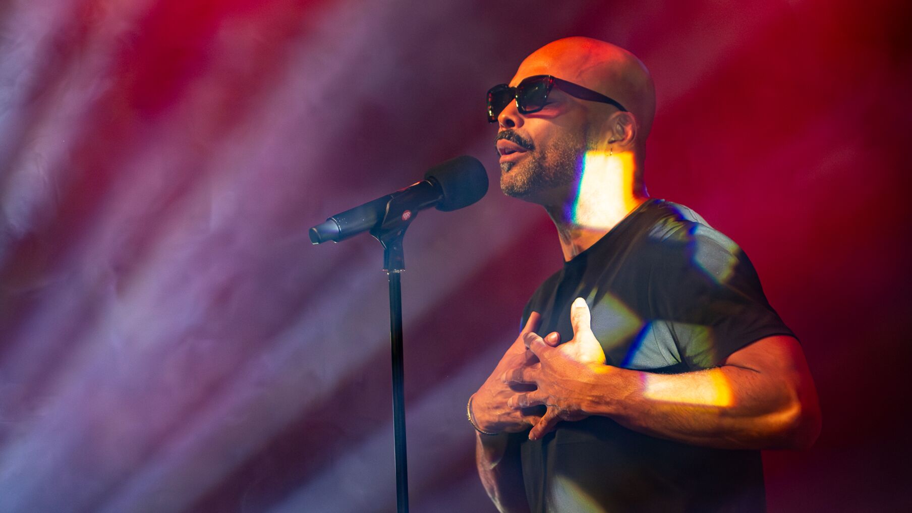 Myles Sanko in onze grote zaal